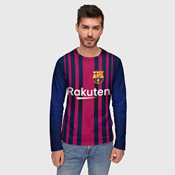 Лонгслив мужской FC Barcelona: Rakuten, цвет: 3D-принт — фото 2