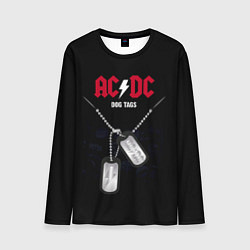 Мужской лонгслив AC/DC: Dog Tags