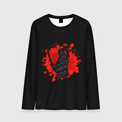 Мужской лонгслив Японский самурай