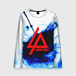 Лонгслив мужской Linkin Park blue smoke, цвет: 3D-принт