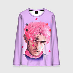 Лонгслив мужской Lil Peep: Pink Edition, цвет: 3D-принт