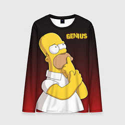 Мужской лонгслив Homer Genius