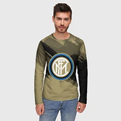 Лонгслив мужской FC Inter: Dark Sport, цвет: 3D-принт — фото 2