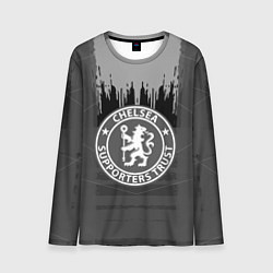 Мужской лонгслив FC Chelsea: Grey Abstract