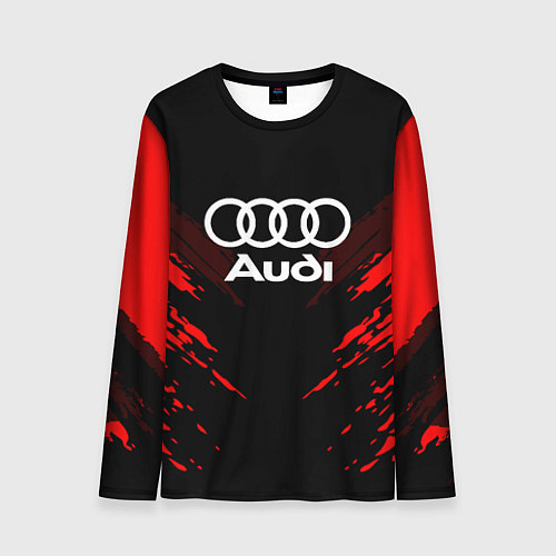 Мужской лонгслив Audi: Red Anger / 3D-принт – фото 1