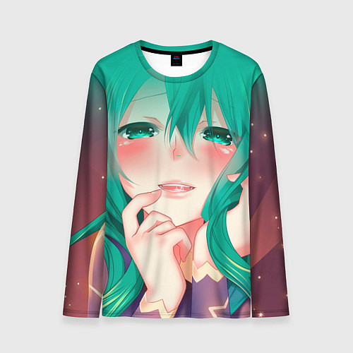 Мужской лонгслив Miku Ahegao / 3D-принт – фото 1