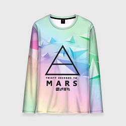 Лонгслив мужской 30 Seconds to Mars, цвет: 3D-принт