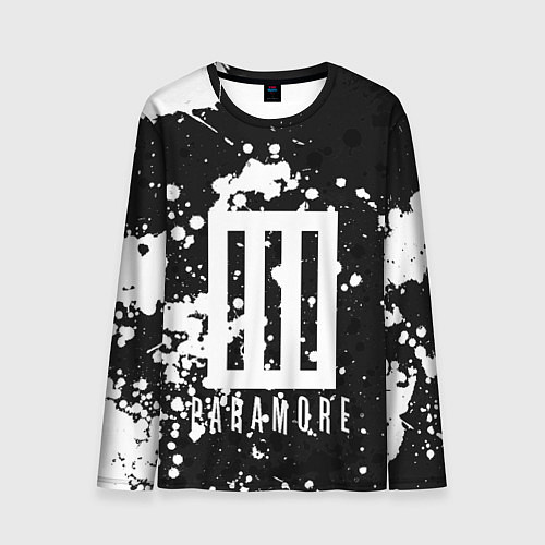 Мужской лонгслив Paramore: Black & White / 3D-принт – фото 1