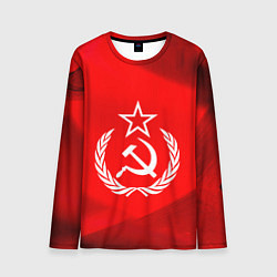 Лонгслив мужской Патриот СССР, цвет: 3D-принт