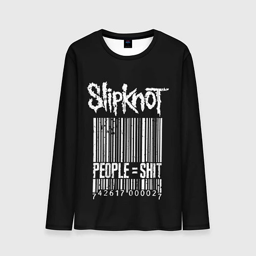 Мужской лонгслив Slipknot: People Shit / 3D-принт – фото 1