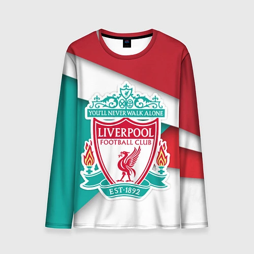 Мужской лонгслив FC Liverpool / 3D-принт – фото 1