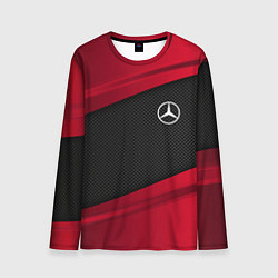 Лонгслив мужской Mercedes Benz: Red Sport, цвет: 3D-принт