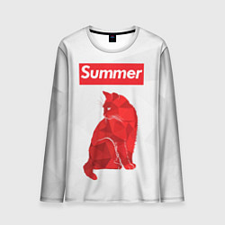 Мужской лонгслив Summer Cat