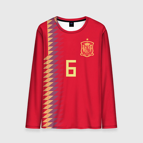 Мужской лонгслив Iniesta Home WC 2018 / 3D-принт – фото 1