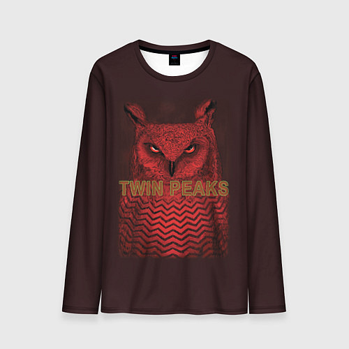 Мужской лонгслив Twin Peaks: Red Owl / 3D-принт – фото 1