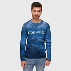 Лонгслив мужской God of War: Rage of the waves, цвет: 3D-принт — фото 2