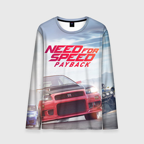 Мужской лонгслив Need for Speed: Payback / 3D-принт – фото 1