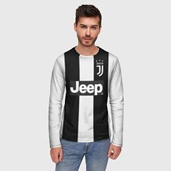 Лонгслив мужской FC Juventus: Home 18-19, цвет: 3D-принт — фото 2