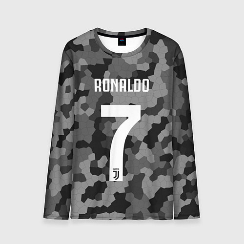 Мужской лонгслив Ronaldo 7: Camo Sport / 3D-принт – фото 1