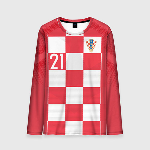 Мужской лонгслив Domagoj Home WC 2018 / 3D-принт – фото 1