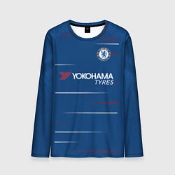 Лонгслив мужской FC Chelsea Home 18-19, цвет: 3D-принт