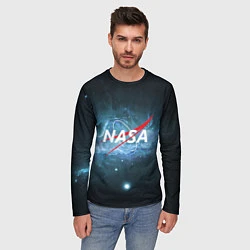 Лонгслив мужской NASA: Space Light, цвет: 3D-принт — фото 2