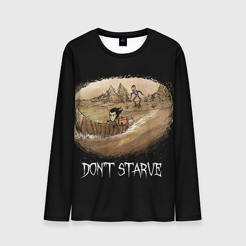 Мужской лонгслив Don't starve stories / 3D-принт – фото 1
