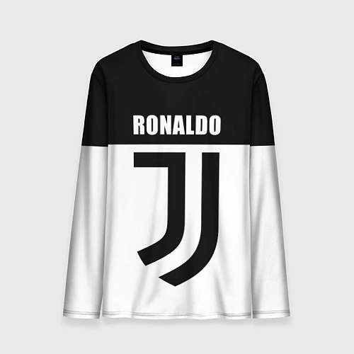 Мужской лонгслив Ronaldo Juve / 3D-принт – фото 1