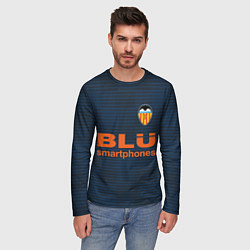Лонгслив мужской FC Valencia: Away 2018, цвет: 3D-принт — фото 2
