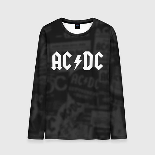 Мужской лонгслив AC/DC: Black Rock / 3D-принт – фото 1