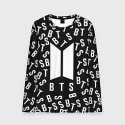 Лонгслив мужской BTS: Black Style, цвет: 3D-принт