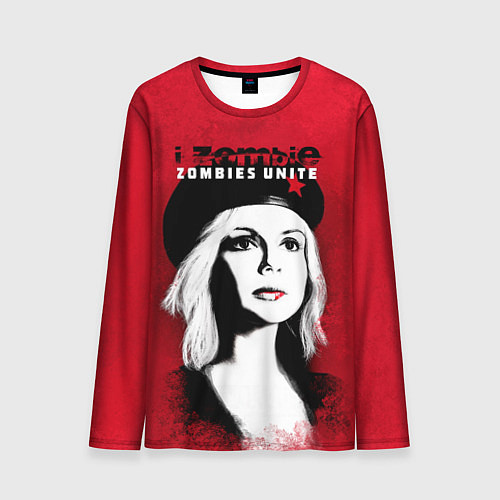 Мужской лонгслив Zombies Unite - Оливия Мур / 3D-принт – фото 1