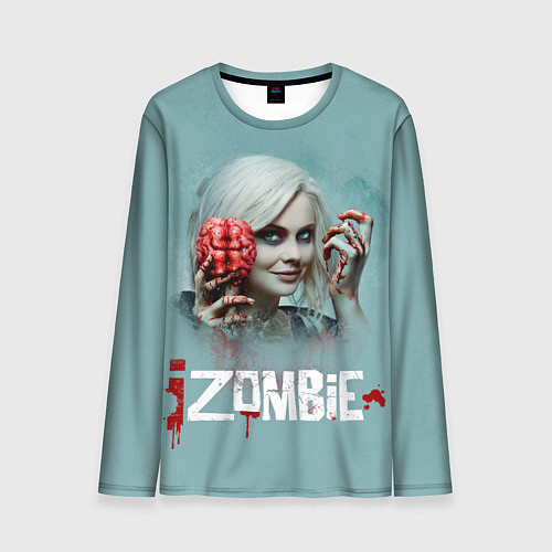 Мужской лонгслив I Zombie / 3D-принт – фото 1