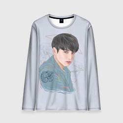 Лонгслив мужской Jeon Jungkook, цвет: 3D-принт