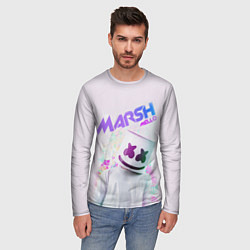 Лонгслив мужской Marshmello: New DJ, цвет: 3D-принт — фото 2