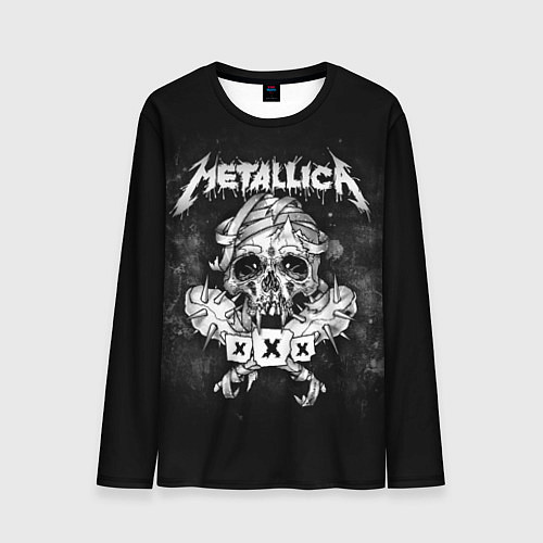 Мужской лонгслив Metallica XXX / 3D-принт – фото 1