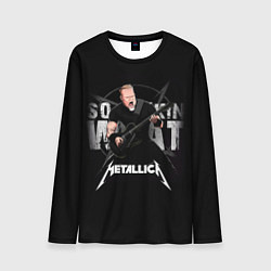 Мужской лонгслив Metallica black