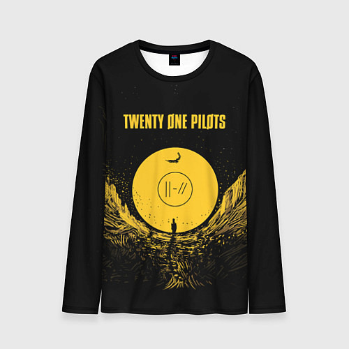 Мужской лонгслив Twenty One Pilots: Yellow Moon / 3D-принт – фото 1