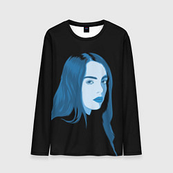 Лонгслив мужской Billie Eilish: Blue Style, цвет: 3D-принт