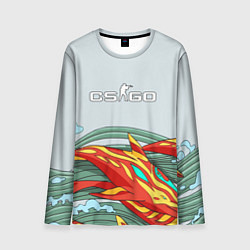 Лонгслив мужской CS:GO Fish, цвет: 3D-принт