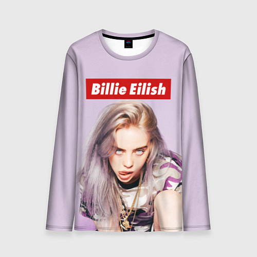 Мужской лонгслив Billie Eilish: Bored / 3D-принт – фото 1