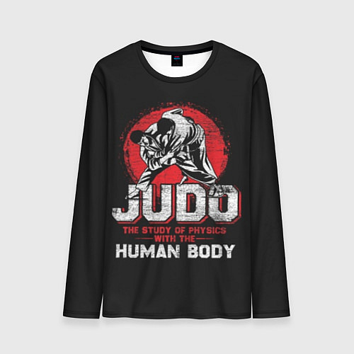 Мужской лонгслив Judo: Human Body / 3D-принт – фото 1