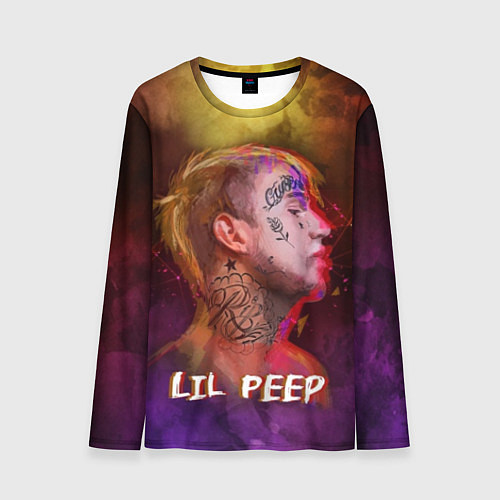 Мужской лонгслив Lil Peep ART / 3D-принт – фото 1