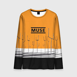 Лонгслив мужской Muse: Orange Mood, цвет: 3D-принт