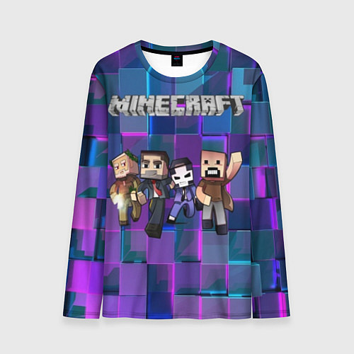 Мужской лонгслив Minecraft Heroes / 3D-принт – фото 1