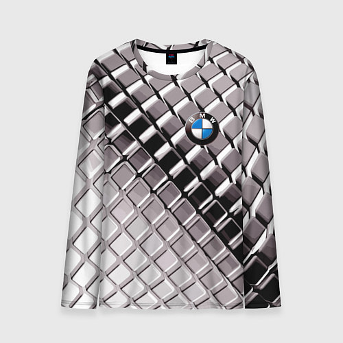 Мужской лонгслив BMW - pattern / 3D-принт – фото 1