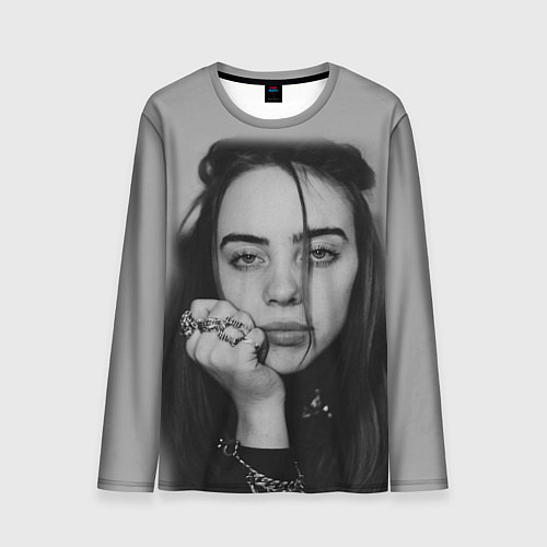 Мужской лонгслив BILLIE EILISH / 3D-принт – фото 1