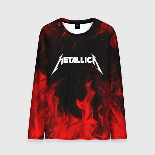 Мужской лонгслив METALLICA НА СПИНЕ / 3D-принт – фото 1