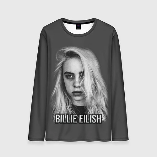 Мужской лонгслив BILLIE EILISH / 3D-принт – фото 1