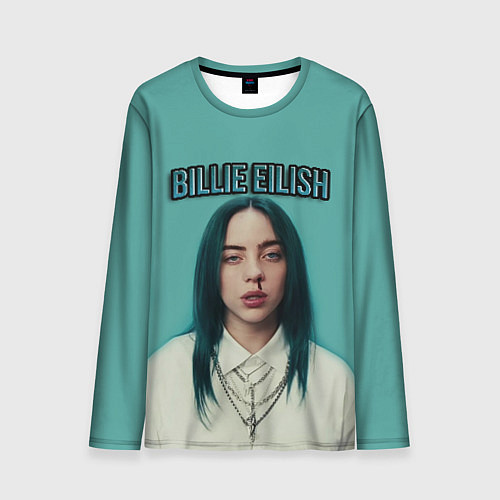 Мужской лонгслив BILLIE EILISH / 3D-принт – фото 1